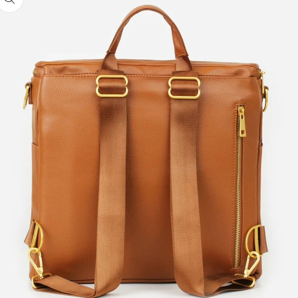 Fawn Design Brown Baby Diaper Bag & Accessories
